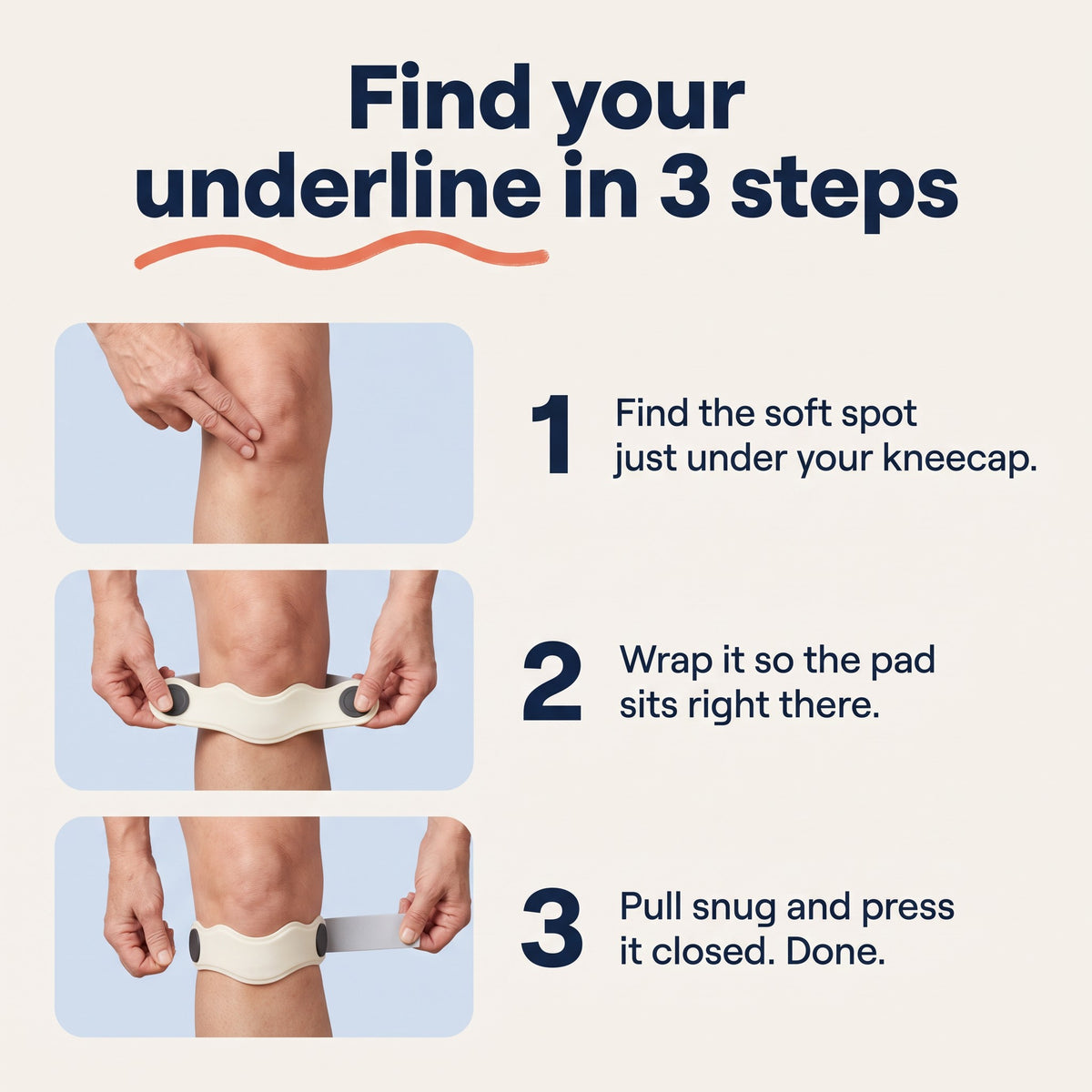 Put Bendio on in 3 steps